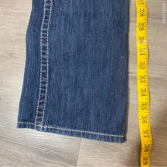 Big Star Casey Bootcut Jeans 28R Embroidered Pockets Low Rise Stretch Denim - Picture 11 of 12